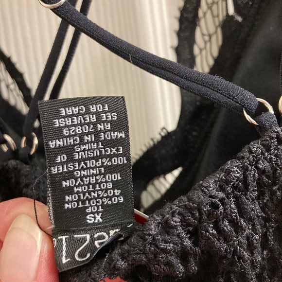 NWT Adella Maxi Bralette Bodice Black Floral Dress - Picture 7 of 10